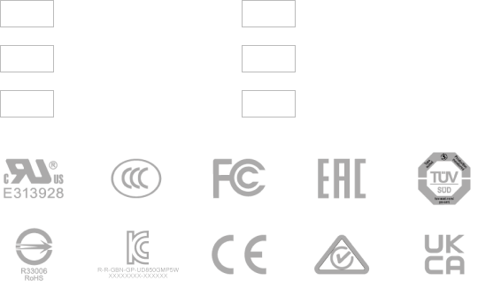 GIGABYTE GP-UD850GM PG5W Power Supply